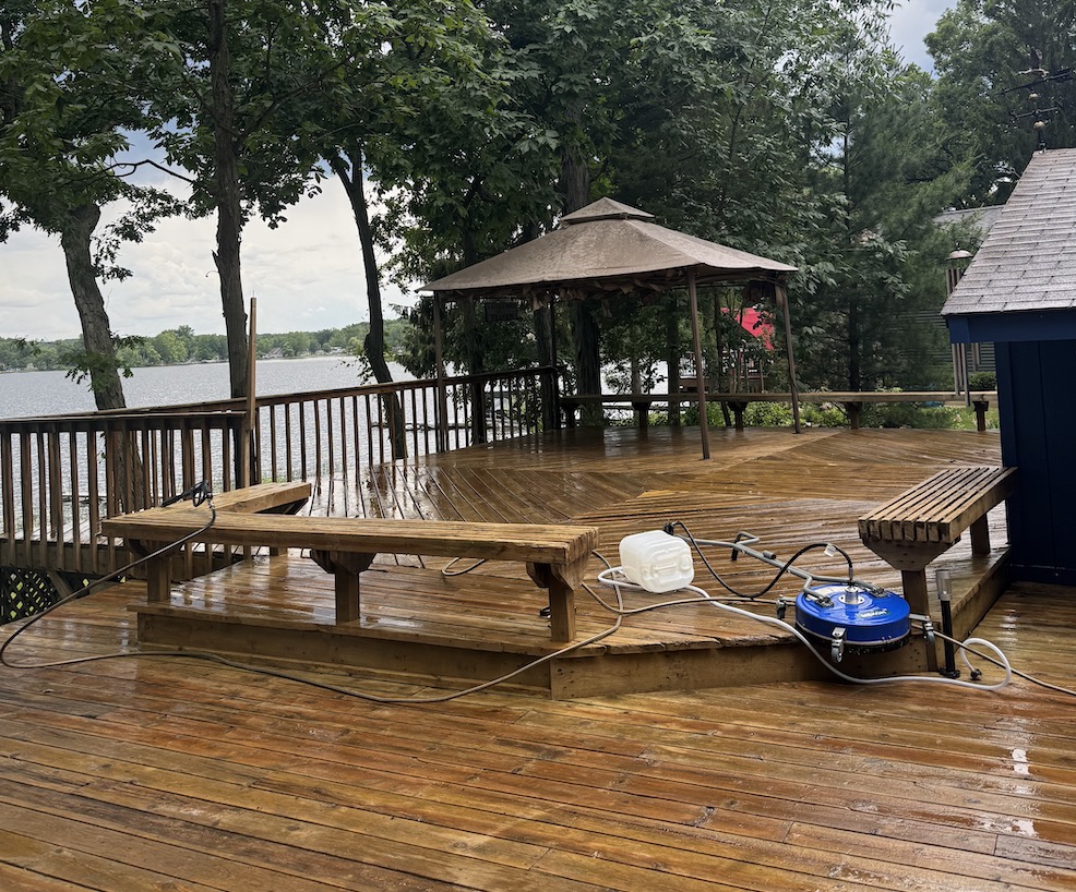 Deck Before Cleaning